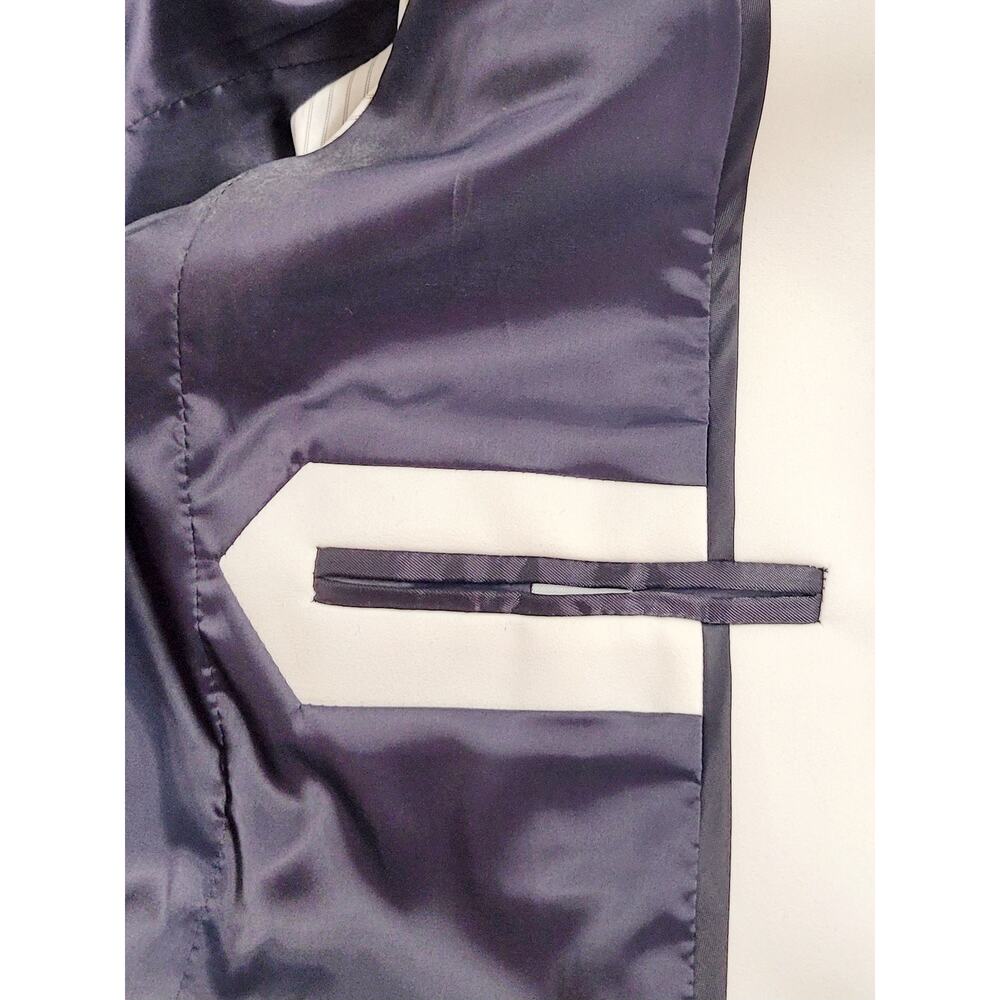 J. Crew Regent Navy Single-Breasted Workwear Blazer 2 Preppy Polished Tailored - Picture 11 of 15